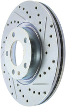 Load image into Gallery viewer, StopTech Select Sport 12-13 Mazda 3 SportStop Slotted &amp; Drilled Front Right Rotor