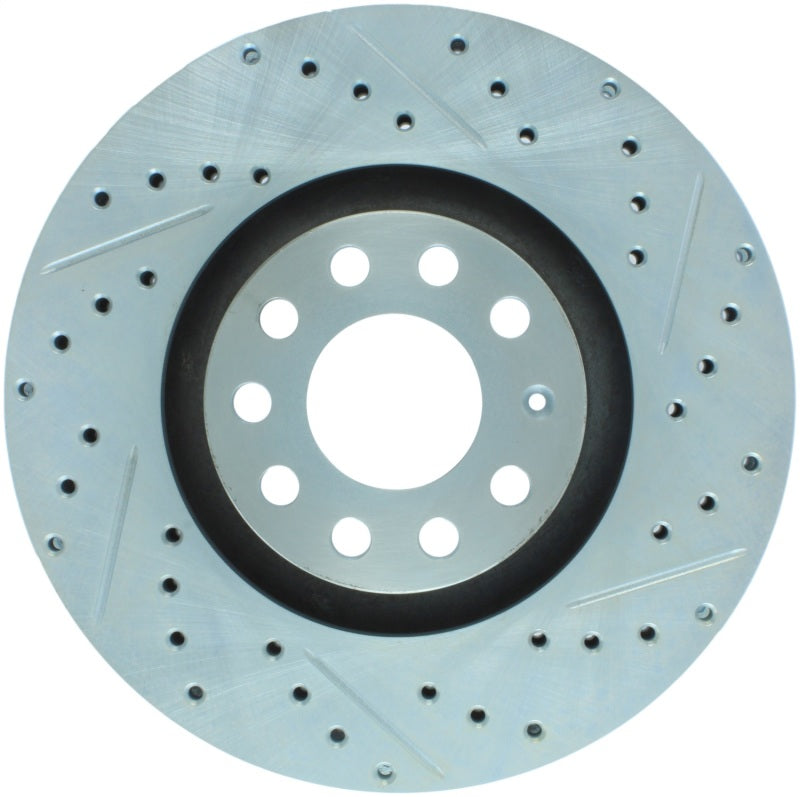 StopTech Select Sport 06-09 Audi A4 Slotted & Drilled Front Left Rotor