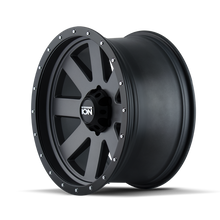 Load image into Gallery viewer, ION Type 134 20x9 / 5x127 BP / 0mm Offset / 83.82mm Hub Matte Gunmetal/Black Beadlock Wheel