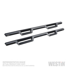 Load image into Gallery viewer, Westin 19-20 Chevrolet Silverado / GMC Sierra 1500 Double Cab HDX Drop Nerf Step Bars - Textured Blk