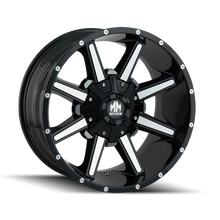 Load image into Gallery viewer, Mayhem 8104 Arsenal 20x10 / 6x135 BP / -19mm Offset / 106mm Hub Black/Machined Face Wheel