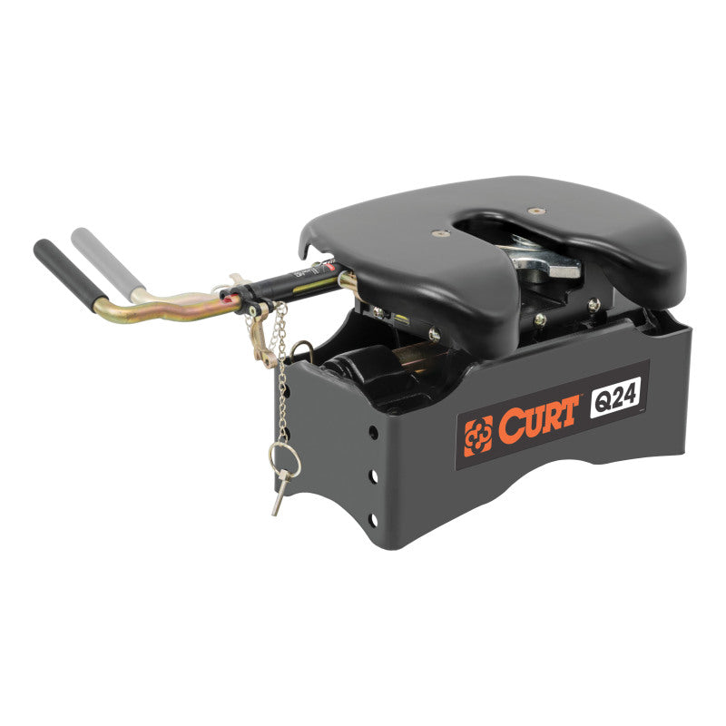 Curt Q24 5th Wheel Hitch w/Roller & Rails