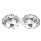 Power Stop 93-97 Ford Probe Rear Evolution Drilled & Slotted Rotors - Pair