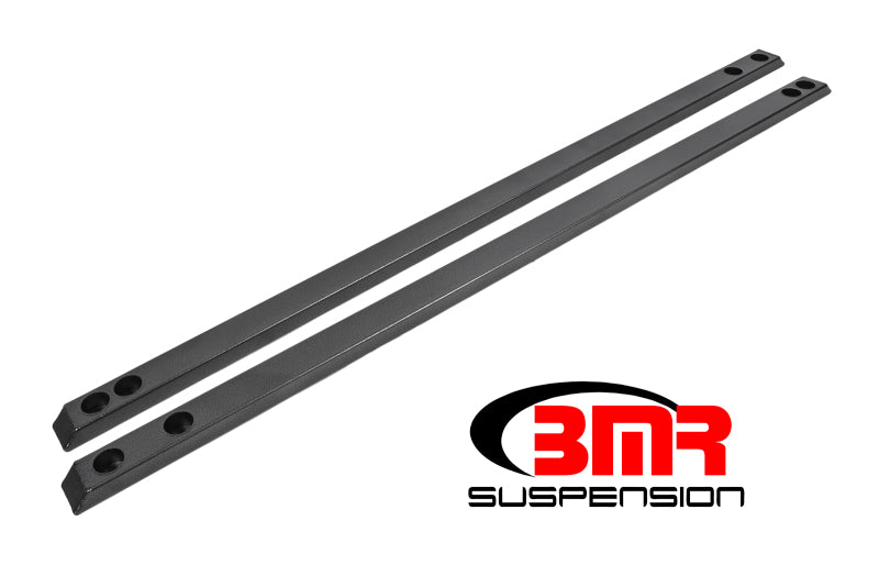BMR 15-17 S550 Mustang Super Low Profile Chassis Jacking Rails - Black Hammertone - GTR Auto