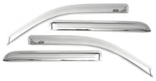 Load image into Gallery viewer, AVS 15-18 Chevy Silverado 2500 Double Cab Ventvisor Front &amp; Rear Window Deflectors 4pc - Chrome