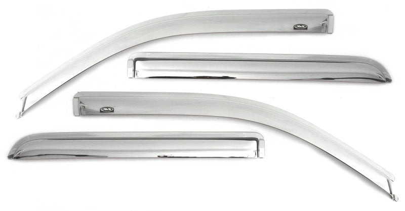 AVS 2019 Chevrolet Silverado 1500 Crew Cab Pickup Ventvisor Outside Mount 4pc - Chrome