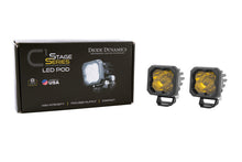 Load image into Gallery viewer, Diode Dynamics Stage Series C1 LED Pod Pro - Yellow Flood Standard ABL (Pair)