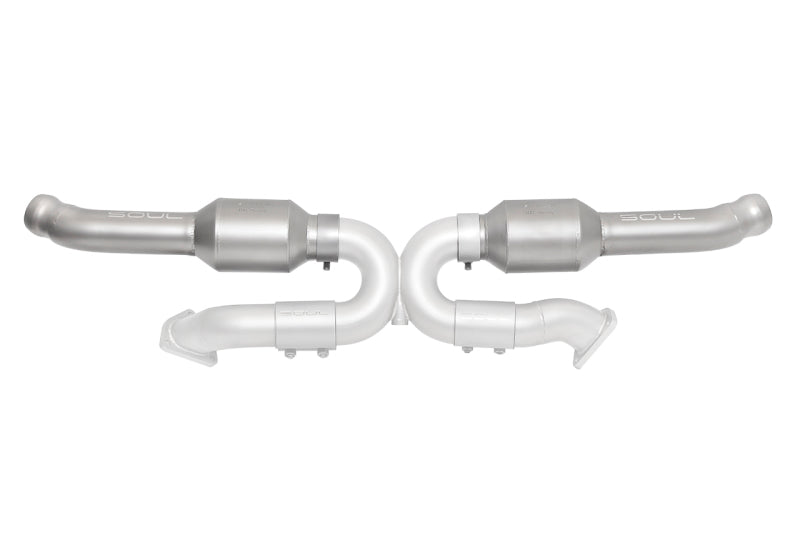 SOUL 94-98 Porsche 993 Carrera Sport Catalytic Converter Sections for SOUL X-Pipe Only