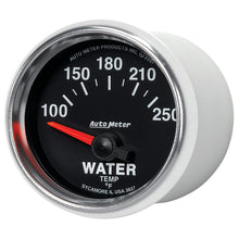 Load image into Gallery viewer, Autometer GS 52mm 100-250 Deg F Short Sweep Electronic Water Temperature Gauge