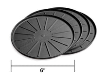 Load image into Gallery viewer, WeatherTech Round Coaster Set - Black - Set of 6