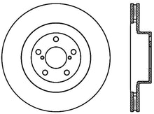 Load image into Gallery viewer, StopTech 02-08 Subaru WRX SportStop Cryo Slotted &amp; Drilled Left Front Rotor