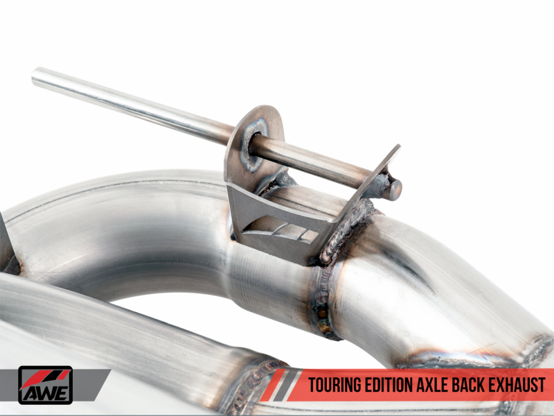 AWE Tuning BMW F3X 340i Touring Edition Axle-Back Exhaust - Diamond Black Tips (102mm)