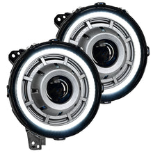Load image into Gallery viewer, Oracle Oculus Bi-LED Projector Headlights for Jeep JL/Gladiator JT Satin Silver 5500K