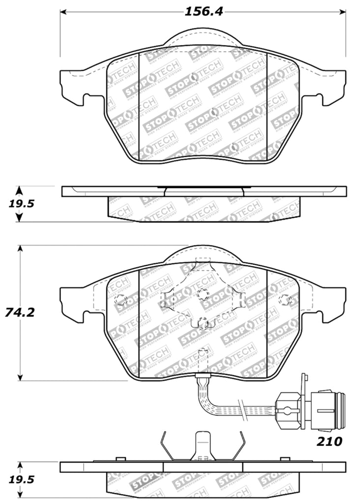 StopTech Performance Brake Pads