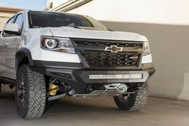 Addictive Desert Designs 17-18 Chevy Colorado Stealth Fighter Front Bumper w/ Winch Mount - GTR Auto