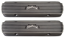Edelbrock Valve Cover Classic Series Pontiac 1962-1979 301-455 CI V8 Black
