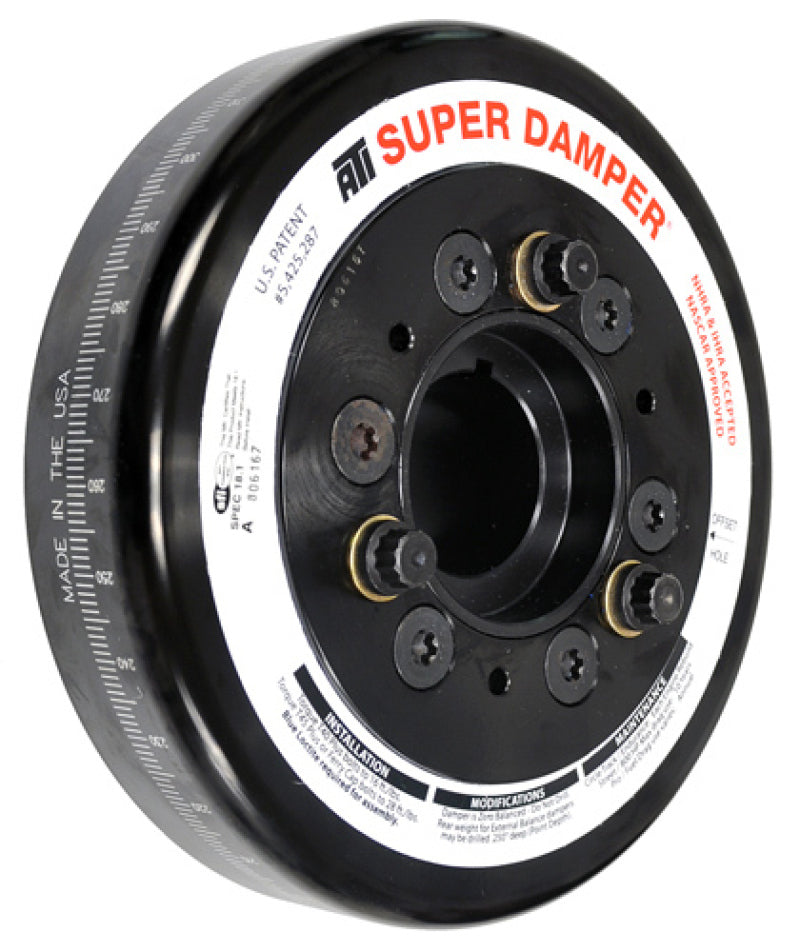 ATI Damper - 7.48in - Alum LW - 6 Grv - LS1/LS2 - F & V Body - 25T 8mm HTD Drive On Rear