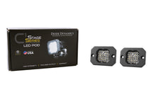 Load image into Gallery viewer, Diode Dynamics Stage Series C1 LED Pod Pro - White Flood Flush BBL (Pair)