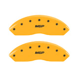 MGP 4 Caliper Covers Engraved Front & Rear MGP Yellow Finish Black Characters 2006 BMW 325I