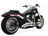 Vance & Hines HD Fatboy/Brkout 18-22 Br 2-2 Chrome PCX Full System Exhaust