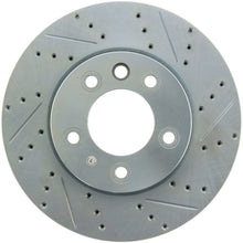 Load image into Gallery viewer, StopTech 04-10 Porsche Cayenne Select Sport Drilled and Slotted Brake Rotor - Front Left