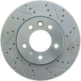 StopTech 04-10 Porsche Cayenne Select Sport Drilled and Slotted Brake Rotor - Front Left