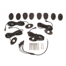 Load image into Gallery viewer, Rugged Ridge 07-18 Jeep Wrangler JK White 4-Piece LED Rock Light Kit