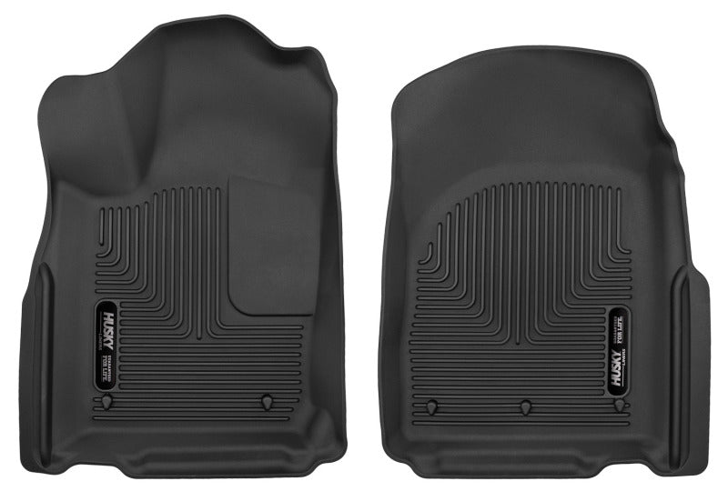 Husky Liners 11-24 Dodge Durango / 11-14 Jeep Grand Cherokee X-Act Contour Black Front Floor Liners - GTR Auto