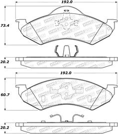 StopTech Street Select Brake Pads
