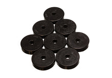 Load image into Gallery viewer, Energy Suspension Polyurethane Pad Set - 2 9/32in OD x 7/16in Hole ID x 1/2in Height - Round Black