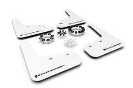 Rally Armor 20-26 Tesla Model Y, Juniper Y White UR Mud Flap w/Black Logo