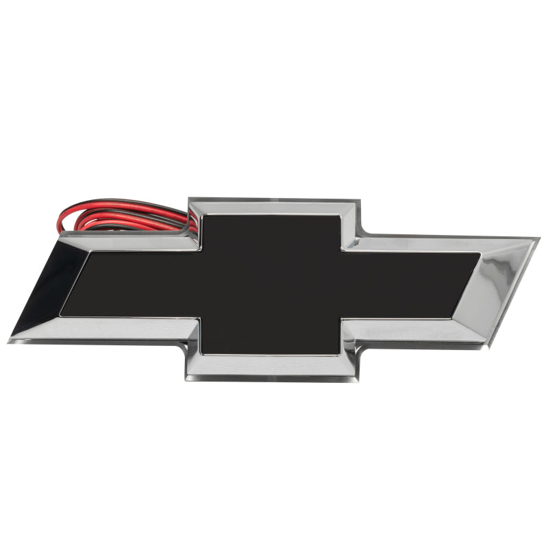 Oracle 14-15 Chevrolet Camaro Illuminated Bowtie - Dual Intensity - Flat Black - Blue