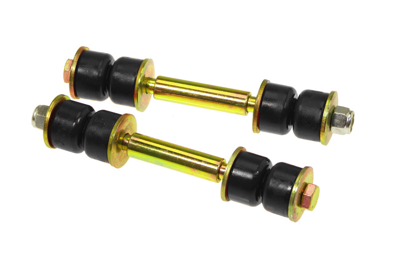 Prothane Universal End Link Set - 3 3/4in Mounting Length - Black