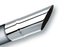 Load image into Gallery viewer, Borla Universal Polished Tip Single Round Angle-Cut (inlet 2 1/4in. Outlet 2 1/4in)