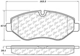 StopTech 10-18 Mercedes-Benz Sprinter 2500 Front Truck & SUV Brake Pad