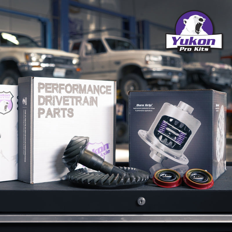 Yukon Gear 8.875in GM 12T 3.42 Rear Ring & Pinion Install Kit 30 Spline Positraction Axle Bearings