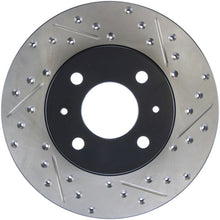 Load image into Gallery viewer, StopTech 95-99 Nissan 200SX / 98-99 Sentra (Exc Wagon) Slotted &amp; Drilled Left Front Rotor