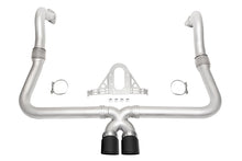 Load image into Gallery viewer, SOUL 17+ Porsche 718 Cayman / Boxster Performance Exhaust - PDK - Slash Cut Satin Black Tips