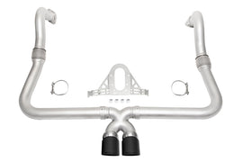 SOUL 17+ Porsche 718 Cayman / Boxster Performance Exhaust - PDK - Slash Cut Satin Black Tips