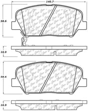 Load image into Gallery viewer, StopTech 11-15 Kia Optima Street Performance Front Brake Pads