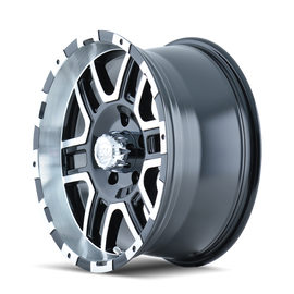 ION Type 179 16x8 / 8x165.1 BP / 10mm Offset / 130.8mm Hub Black/Machined Wheel