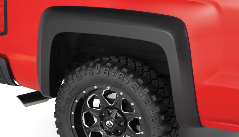 Bushwacker 19-21 Chevrolet Silverado 1500 Extend-A-Fender Style Flares 2pc 78.8in Bed - Black