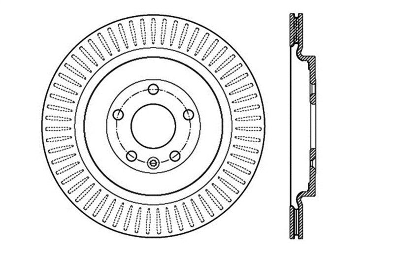 StopTech Slotted & Drilled Sport Brake Rotor