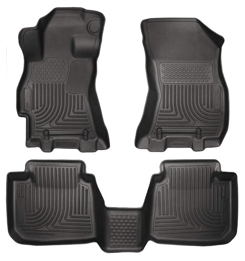 Husky Liners 2015 Subaru Legacy/Outback Weatherbeater Black Front & 2nd Seat Floor Liners - GTR Auto