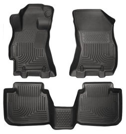 Husky Liners 2015 Subaru Legacy/Outback Weatherbeater Black Front & 2nd Seat Floor Liners - GTR Auto