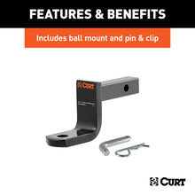 Load image into Gallery viewer, Curt 92-00 Honda Civic Class 1 Trailer Hitch w/1-1/4in Ball Mount BOXED