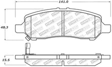 Load image into Gallery viewer, StopTech Performance Rear Brake Pads 13-14 Dodge Dart/Jeep Cherokee