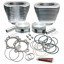Load image into Gallery viewer, S&amp;S Cycle 99-16 BT Replacement 3-7/8in Bore Cylinder &amp; Piston Kit For S&amp;S 106in Stroker Kit - Silver