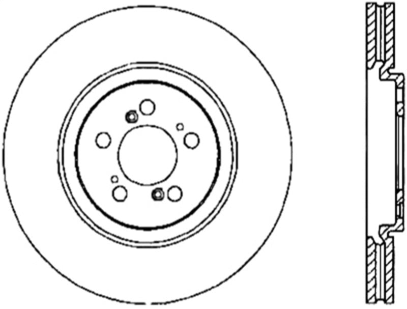 StopTech Cryo Slotted Sport Brake Rotor