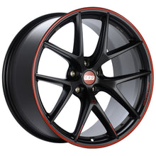 Load image into Gallery viewer, BBS CI-R Nurburgring Edition 19x8.5 5x112 ET45 Satin Black/Red Lip Wheel - 82mm PFS Required